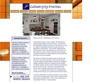 Tablet Screenshot of cabinetrybyprovines.com